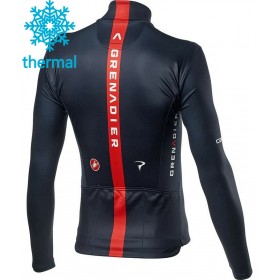 Radtrikot 2021 Ineos Grenadiers Winter Thermal Fleece N001